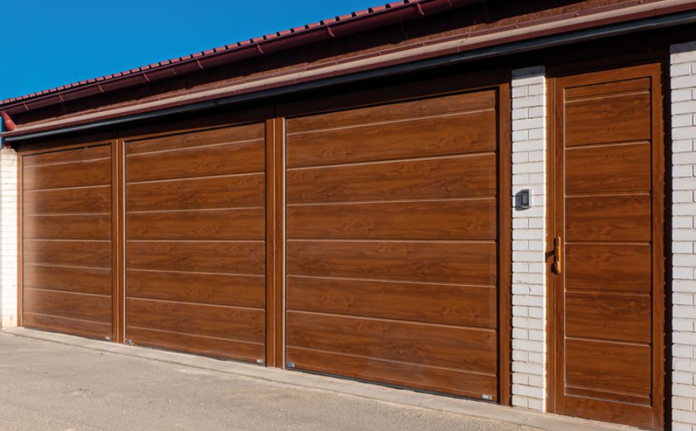 design garážových vrat drážka