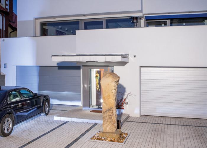 design garážových vrat lamela